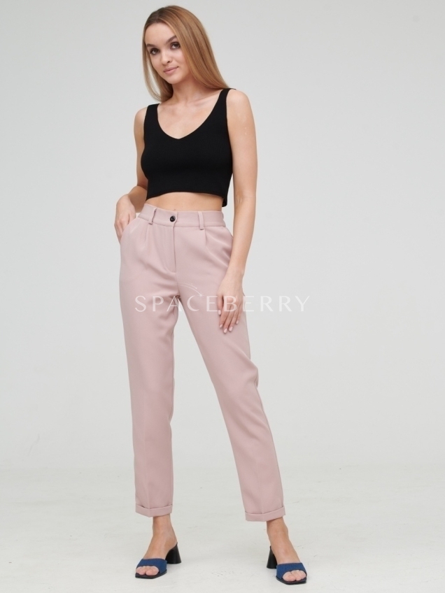 Женские зауженные брюки, штаны классика